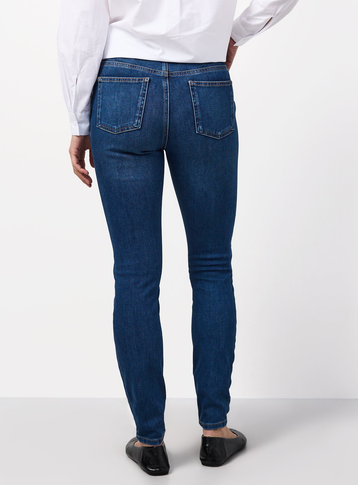 Mid Denim Mid Rise Skinny Jeans 20L - Image 4 thumbnail